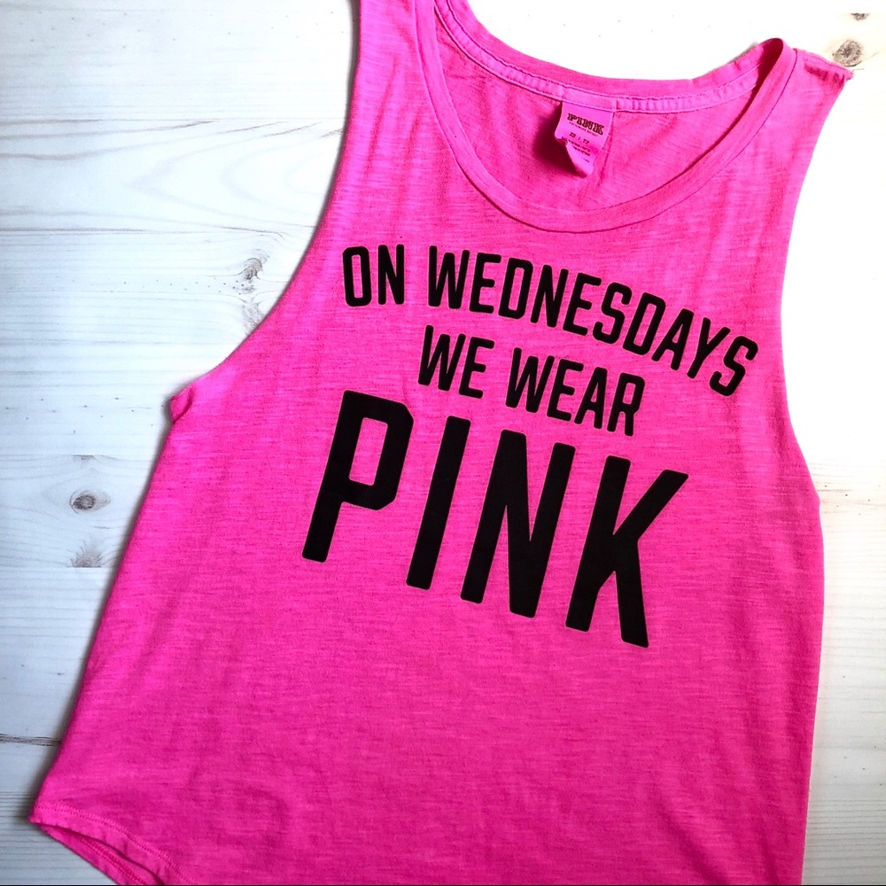 victoria’s secret pink muscle tank